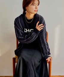 mysty woman | MIXヤーンニットカーディガン　643854(カーディガン/ボレロ)