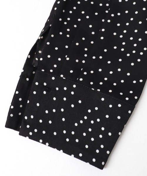 Pierrot（ピエロ）の「ドットティアードワンピース（ワンピース・レディース・ブラック・L/M/PM）」の2枚目の写真