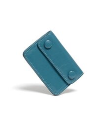 LEMASQUE（ルマスク）の「ドット3段アコーディオンコインカード財布ダスティーブルー（札入れ/マネークリップ）」