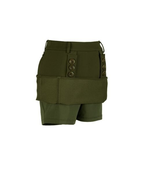 J.JANE（ジェイジェーン）の「フラップHラインスカート（カーキ）（スカート・レディース・カーキ・S/M/XS/L）」の6枚目の写真