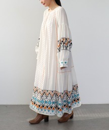 Three Four Time | コットンレーヨン刺繍ワンピース(ワンピース)