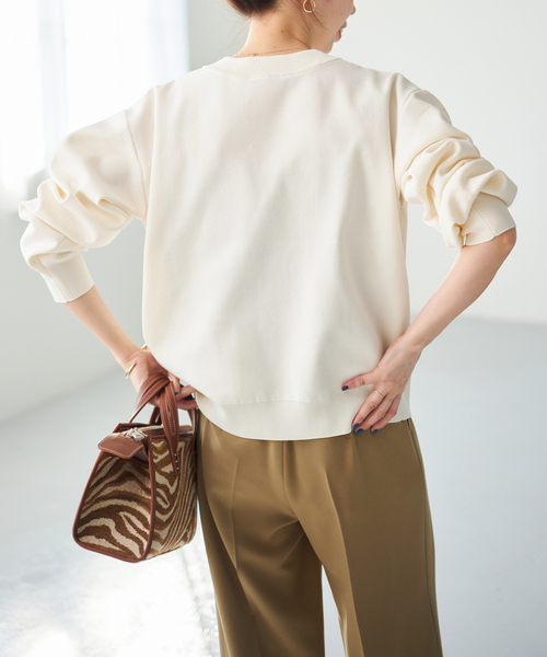 Spick & Span(スピックアンドスパン)の「《一部店舗+WEB限定》ウォッシャブルVネックカーディガン(カーディガン/ボレロ・レディース・ブラック/ブラウン/ホワイト/ネイビー・FREE)」の14枚目の写真