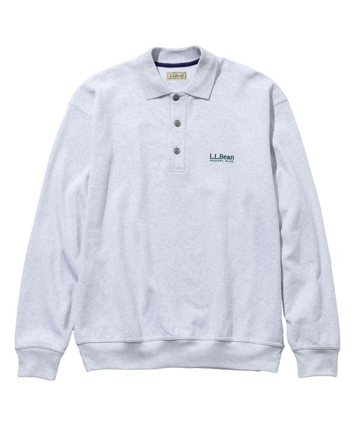 L.L.Bean(エルエルビーン)の「【JAPAN EDITION】ポーテージ・ポロスウェットシャツ(スウェット・メンズ・アイボリー/ライトグレー/ネイビー・LARGE/MEDIUM/SMALL)」の1枚目の写真