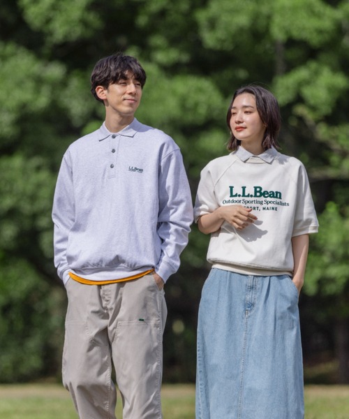 L.L.Bean(エルエルビーン)の「【JAPAN EDITION】ポーテージ・ポロスウェットシャツ(スウェット・メンズ・アイボリー/ライトグレー/ネイビー・LARGE/MEDIUM/SMALL)」の16枚目の写真