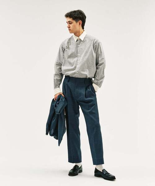 417 EDIFICE（フォーワンセブンエディフィス）の「【SIDOGRAS / シドグラス】LE JAPON ATELIER Akita シャツ（シャツ/ブラウス・メンズ・ブルー系その他/チョコ/ブラウン系その他/サックスブルー/ブルー/ホワイト・X-SMALL/SMALL/MEDIUM/LARGE）」の14枚目の写真