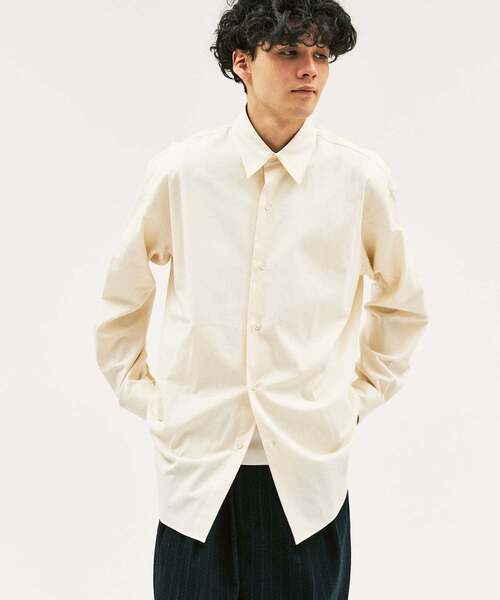 417 EDIFICE（フォーワンセブンエディフィス）の「【SIDOGRAS / シドグラス】LE JAPON ATELIER Akita シャツ（シャツ/ブラウス・メンズ・ブルー系その他/チョコ/ブラウン系その他/サックスブルー/ブルー/ホワイト・X-SMALL/SMALL/MEDIUM/LARGE）」の20枚目の写真