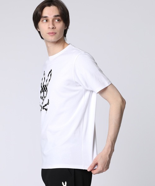 Psycho Bunny(サイコバニー)の「3Dドット シルエットバニーTシャツ(Tシャツ/カットソー・メンズ・ホワイト/ブラック・X-LARGE/LARGE/MEDIUM/SMALL)」の4枚目の写真