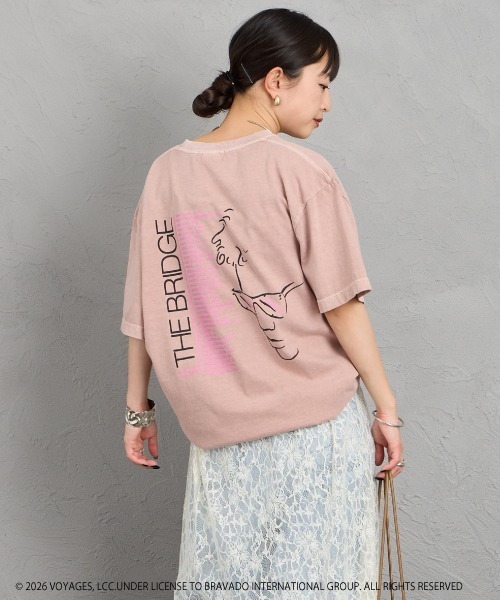 GOOD ROCK SPEED（グッドロックスピード）の「[GOOD ROCK SPEED/グッドロックスピード] 別注 BILLY JOEL ロックプリントTシャツ（Tシャツ/カットソー・レディース・ピンク・M/L/XL）」の7枚目の写真