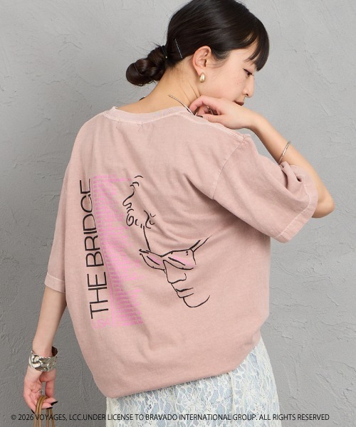 GOOD ROCK SPEED（グッドロックスピード）の「[GOOD ROCK SPEED/グッドロックスピード] 別注 BILLY JOEL ロックプリントTシャツ（Tシャツ/カットソー・レディース・ピンク・M/L/XL）」の5枚目の写真