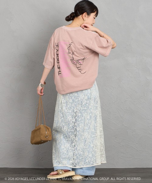 GOOD ROCK SPEED（グッドロックスピード）の「[GOOD ROCK SPEED/グッドロックスピード] 別注 BILLY JOEL ロックプリントTシャツ（Tシャツ/カットソー・レディース・ピンク・M/L/XL）」の3枚目の写真