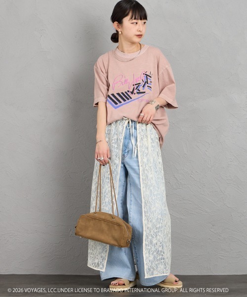 GOOD ROCK SPEED（グッドロックスピード）の「[GOOD ROCK SPEED/グッドロックスピード] 別注 BILLY JOEL ロックプリントTシャツ（Tシャツ/カットソー・レディース・ピンク・M/L/XL）」の8枚目の写真