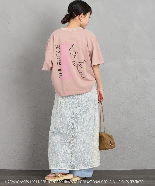 GOOD ROCK SPEED（グッドロックスピード）の「[GOOD ROCK SPEED/グッドロックスピード] 別注 BILLY JOEL ロックプリントTシャツ（Tシャツ/カットソー・レディース・ピンク・M/L/XL）」の9枚目の写真