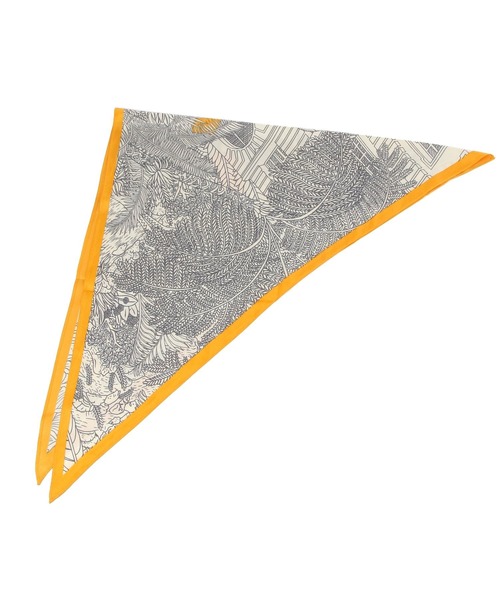 LEPSIM(レプシィム)の「三角スカーフ 645197(バンダナ/スカーフ・レディース・イエロー/ブラック/アイボリー/ブラウン/レッド・ONE SIZE)」の10枚目の写真