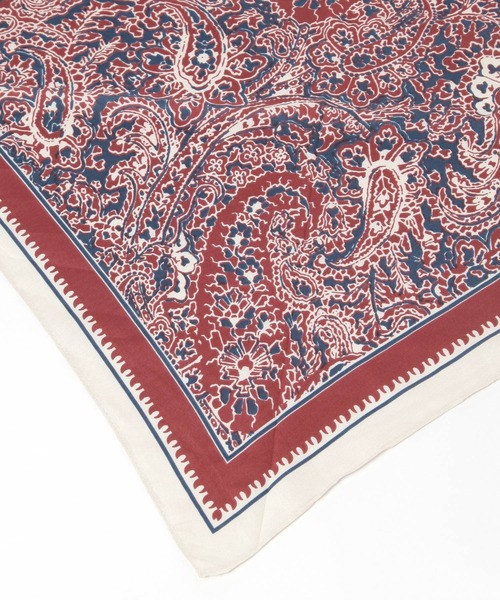 LEPSIM(レプシィム)の「三角スカーフ 645197(バンダナ/スカーフ・レディース・イエロー/ブラック/アイボリー/ブラウン/レッド・ONE SIZE)」の14枚目の写真