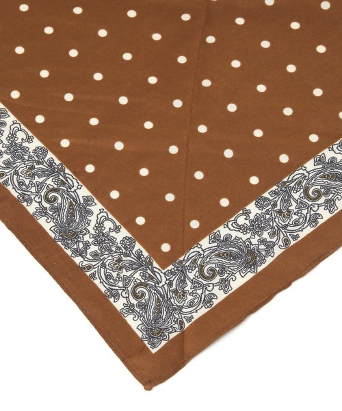 LEPSIM(レプシィム)の「三角スカーフ 645197(バンダナ/スカーフ・レディース・イエロー/ブラック/アイボリー/ブラウン/レッド・ONE SIZE)」の15枚目の写真