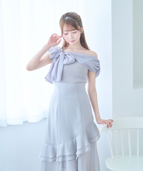 Airly ribbon off shoulder tops