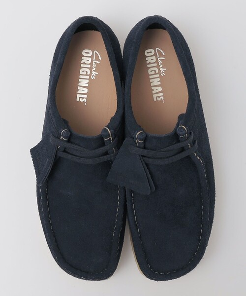 Clarks(クラークス)の「【SHIPS EXCLUSIVE】CLARKS: WALLABEE SUEDE NAVY(ブーツ・メンズ・ネイビー・80/75/70)」の4枚目の写真