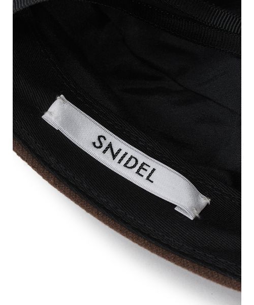 SNIDEL（スナイデル）の「キャスケット（キャスケット・レディース・ブラウン/ブラック・FREE）」の9枚目の写真