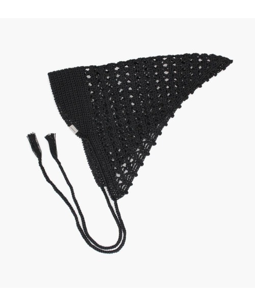 OVERRIDE（オーバーライド）の「OVERRIDE  CROCHET BABUSHKA CAP SG / オーバーライド（キャップ・レディース・ブラック/ブラウン/ホワイト・FREE）」の8枚目の写真