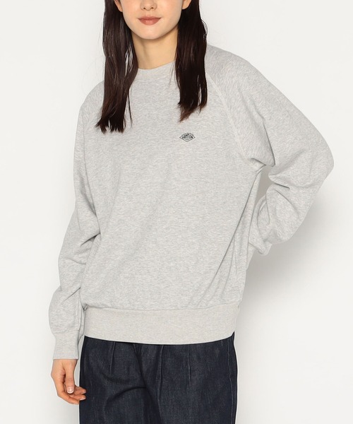 DANTON(ダントン)の「Store-Exclusive Logo Sweatshirt(スウェット・レディース・アイボリー/ベージュ/チャコール/オレンジ系その他/グレー・36)」の1枚目の写真