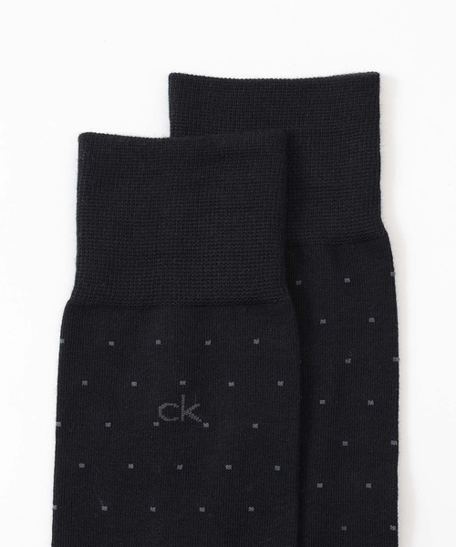 Calvin Klein（カルバン・クライン）の「【3足セット】Calvin Klein シンプルドット ビジネスソックス 92572203（ソックス/靴下・メンズ・その他1/ブラック・27-29cm/25-27CM）」の7枚目の写真
