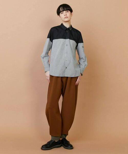 FRAPBOIS(フラボア)の「ライトスウェット(その他パンツ・レディース・ネイビー/ブラウン・1/2)」の19枚目の写真