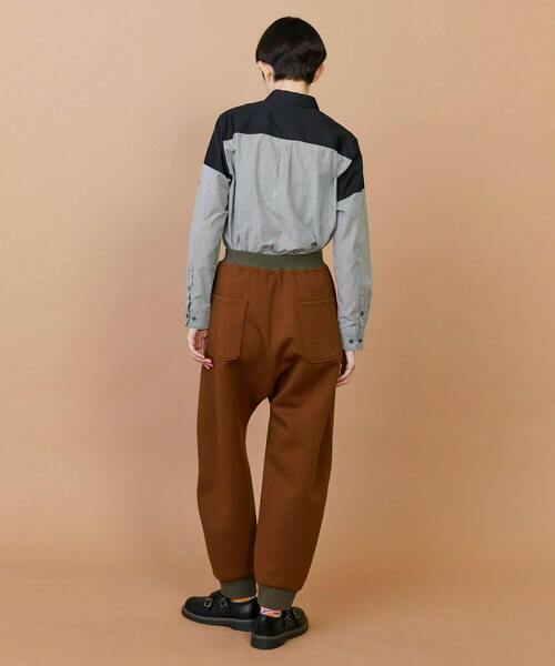 FRAPBOIS(フラボア)の「ライトスウェット(その他パンツ・レディース・ネイビー/ブラウン・1/2)」の15枚目の写真