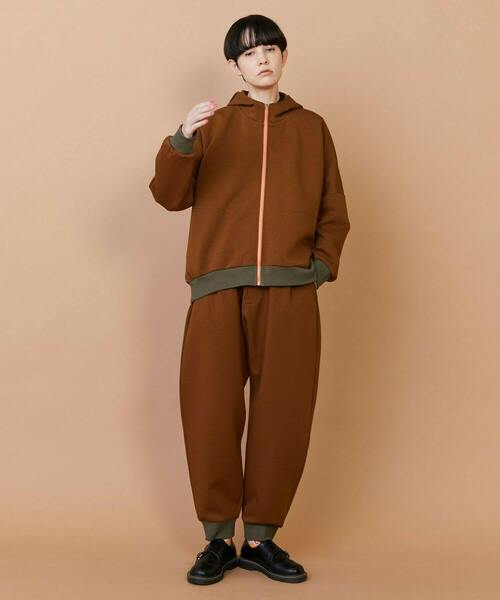 FRAPBOIS(フラボア)の「ライトスウェット(その他パンツ・レディース・ネイビー/ブラウン・1/2)」の12枚目の写真