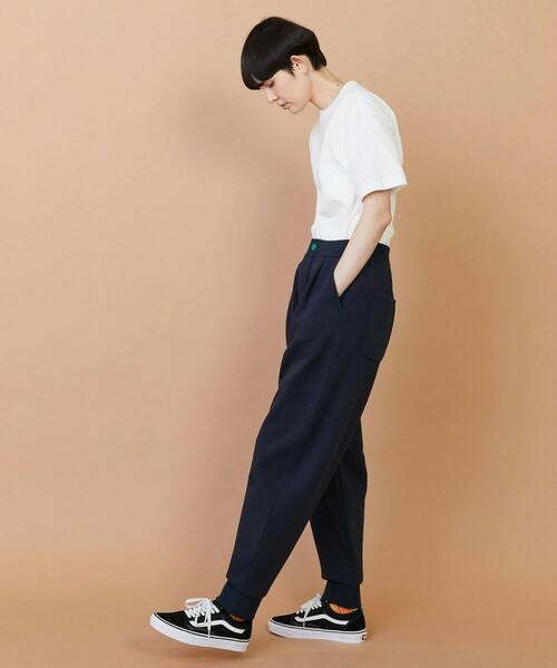 FRAPBOIS(フラボア)の「ライトスウェット(その他パンツ・レディース・ネイビー/ブラウン・1/2)」の8枚目の写真