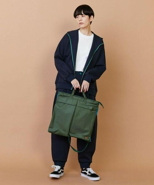 FRAPBOIS(フラボア)の「ライトスウェット(その他パンツ・レディース・ネイビー/ブラウン・1/2)」の3枚目の写真