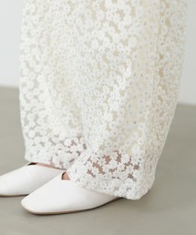 Bab（バブ）の「【選べるサイズ展開】刺繍フラワーパンツ（その他パンツ）」