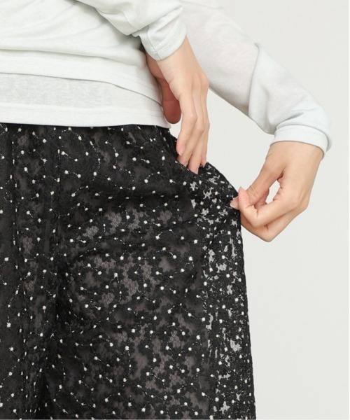 Bab（バブ）の「【選べるサイズ展開】刺繍フラワーパンツ（その他パンツ・レディース・ブラック/オフホワイト・S/M）」の20枚目の写真