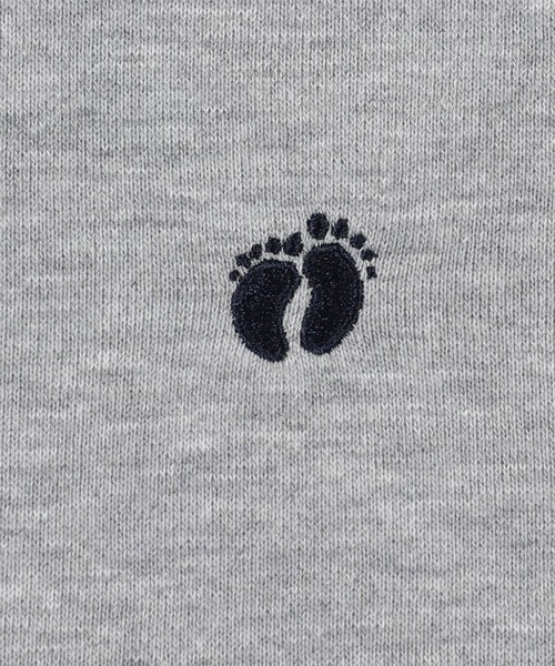 HANGTEN（ハンテン）の「【HANGTEN/ハンテン】ミニ裏毛ワンポイント刺繍トレーナースウェット クルーネック サーフ カジュアル ストリート（スウェット・メンズ・アイボリー/グレー/ブラック/ネイビー・MEDIUM/LARGE/X-LARGE）」の7枚目の写真