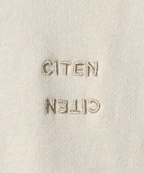 CITEN（シテン）の「＜CITEN＞スウェットロゴパーカー（パーカー・レディース・ベージュ/ライトグレー・FREE）」の15枚目の写真