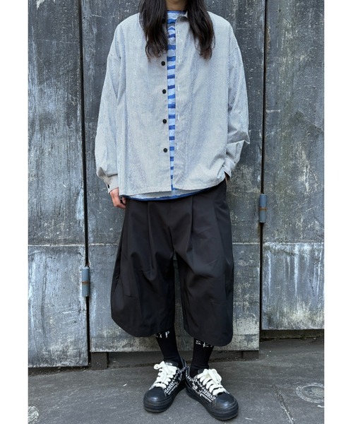 SHINYAKOZUKA（シンヤコヅカ）の「BAGGY SHORTS(ISSUE#8)（その他パンツ・メンズ・Beige/ブラック・SMALL/LARGE/MEDIUM）」の5枚目の写真