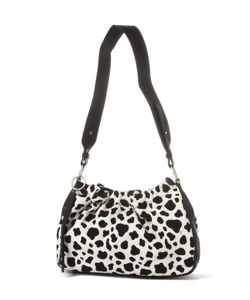 studio CLIP(スタディオクリップ)の「ロングハンドルギャザートートバッグ(トートバッグ・レディース・ブラック/その他1/ベージュ・FREE)」の4枚目の写真