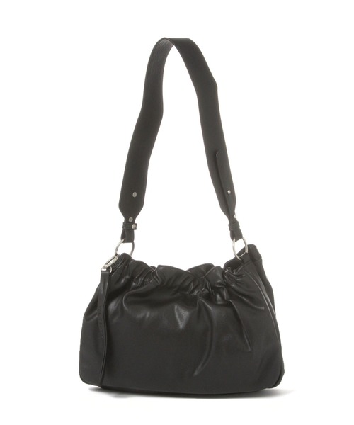 studio CLIP(スタディオクリップ)の「ロングハンドルギャザートートバッグ(トートバッグ・レディース・ブラック/その他1/ベージュ・FREE)」の5枚目の写真