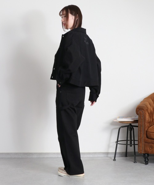 cepo（セポ）の「〈セットアップ対応〉刺繍ワークデニムジャケット（デニムジャケット・レディース・オフホワイト/ブラック・M）」の10枚目の写真