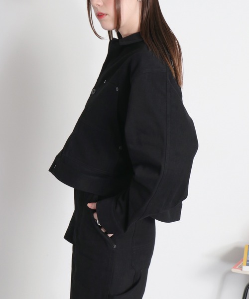 cepo（セポ）の「〈セットアップ対応〉刺繍ワークデニムジャケット（デニムジャケット・レディース・オフホワイト/ブラック・M）」の16枚目の写真