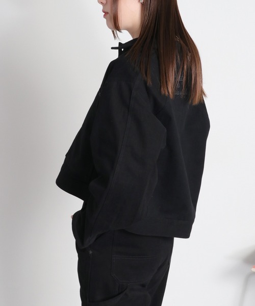 cepo（セポ）の「〈セットアップ対応〉刺繍ワークデニムジャケット（デニムジャケット・レディース・オフホワイト/ブラック・M）」の17枚目の写真