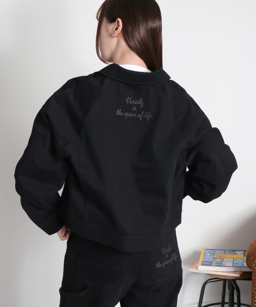 cepo（セポ）の「〈セットアップ対応〉刺繍ワークデニムジャケット（デニムジャケット・レディース・オフホワイト/ブラック・M）」の18枚目の写真