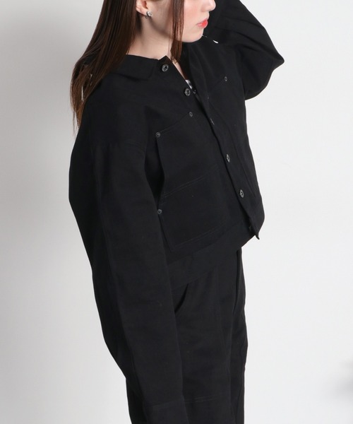 cepo（セポ）の「〈セットアップ対応〉刺繍ワークデニムジャケット（デニムジャケット・レディース・オフホワイト/ブラック・M）」の20枚目の写真