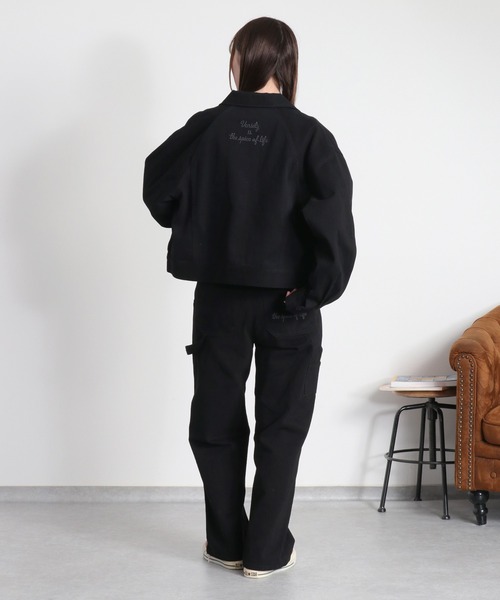 cepo（セポ）の「〈セットアップ対応〉刺繍ワークデニムジャケット（デニムジャケット・レディース・オフホワイト/ブラック・M）」の12枚目の写真