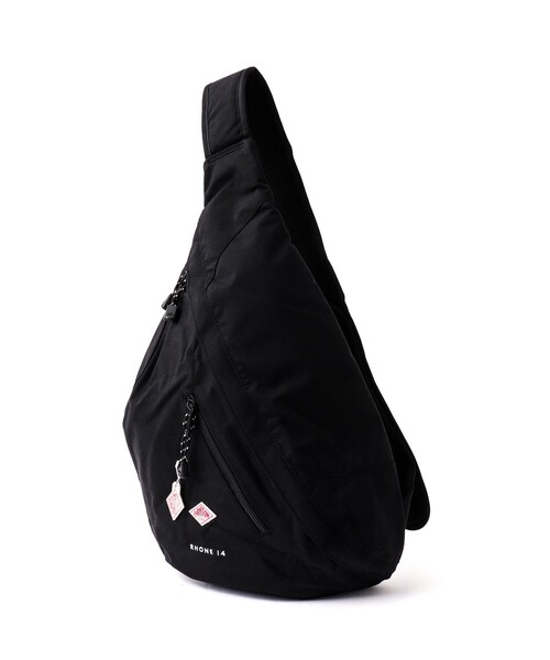 DANTON（ダントン）の「【DANTON/ダントン】RHONE 14（ローヌ14）26SSコレクション（ボディバッグ/ウエストポーチ・メンズ・ブラック/チャコールグレー・FREE）」の2枚目の写真