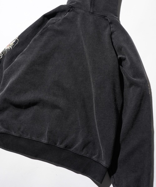 THRIFTY LOOK(スリフティールック)の「TRIFTY LOOK スリフティールック / EMBROIDERY ZIP-UP PARKA(パーカー・メンズ・ブラック/グレー・MEDIUM/LARGE/SMALL)」の16枚目の写真
