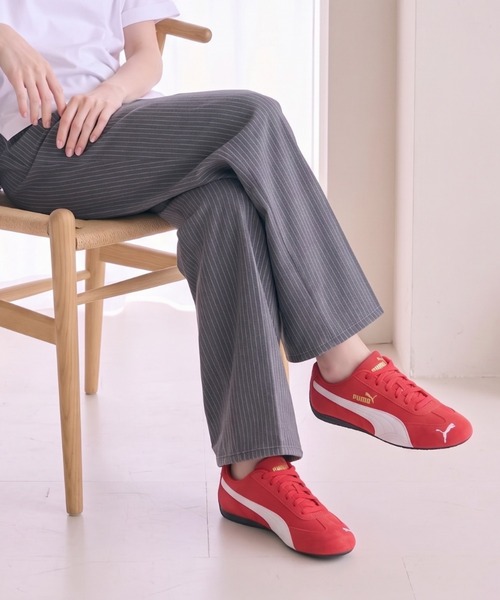 PUMA(プーマ)の「PUMA SPEEDCAT OG / 398846 秋服 冬服(スニーカー・メンズ・ブラック/レッド・24/23.5/23/28/27.5/27/26.5/25/26/24.5)」の1枚目の写真