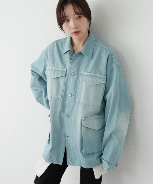 SHENERY(シーナリー)の「ainode カバーオール(その他アウター・レディース・ブルー系その他/ブルー・FREE)」の1枚目の写真