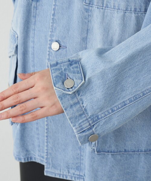 SHENERY(シーナリー)の「ainode カバーオール(その他アウター・レディース・ブルー系その他/ブルー・FREE)」の10枚目の写真