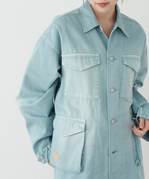 SHENERY(シーナリー)の「ainode カバーオール(その他アウター・レディース・ブルー系その他/ブルー・FREE)」の16枚目の写真