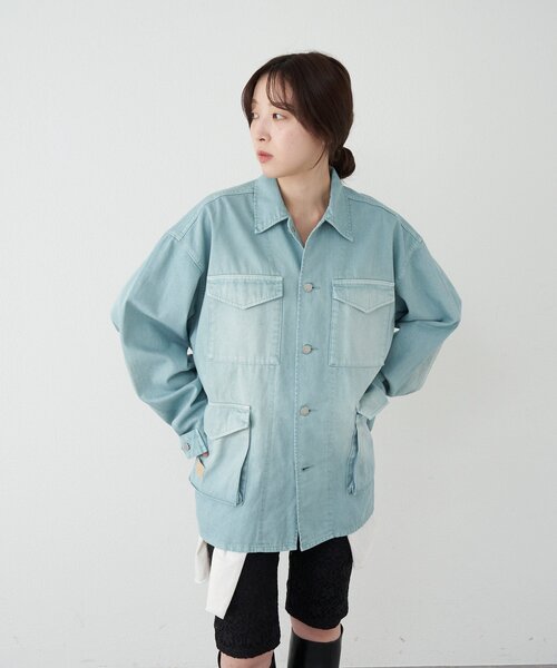 SHENERY(シーナリー)の「ainode カバーオール(その他アウター・レディース・ブルー系その他/ブルー・FREE)」の17枚目の写真